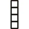 JUNG CD 584 BR afdekraam 4-voudig CD500 bruin