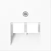 JUNG A 569-2 BFPLUA WW centraalplaat 2-voudig tbv RJ45 wandcontactdoos A-range alpine wit