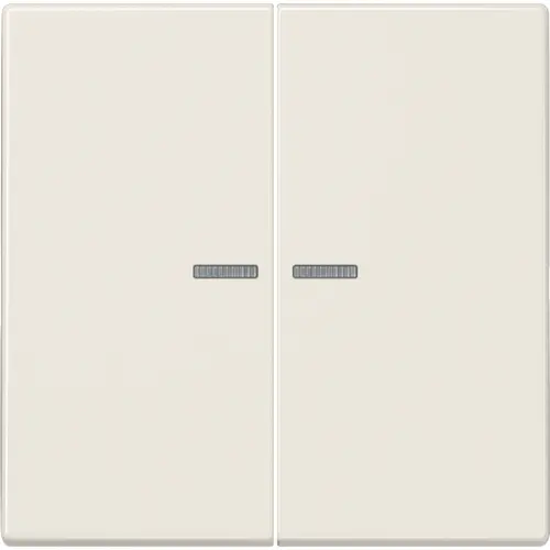 JUNG LS 995 KO5 schakelwip 2-voudig met controlevenster LS990 creme