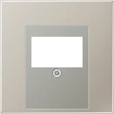 JUNG ES 2969 T centraalplaat multimedia LS990 edelstaal