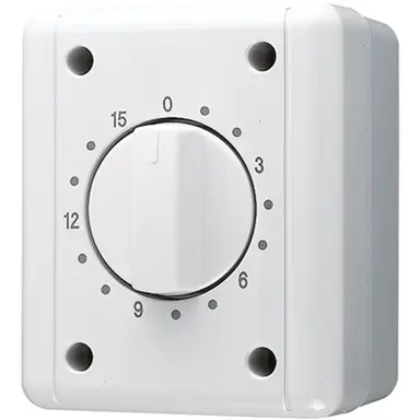 JUNG 8015 W schakelklok 0-15 min opbouw IP44 WG800