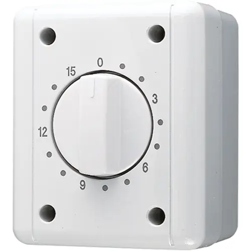 JUNG 8015 W schakelklok 0-15 min opbouw IP44 WG800
