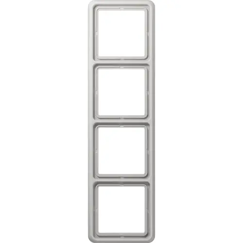JUNG CD 584 LG afdekraam 4-voudig CD500 lichtgrijs
