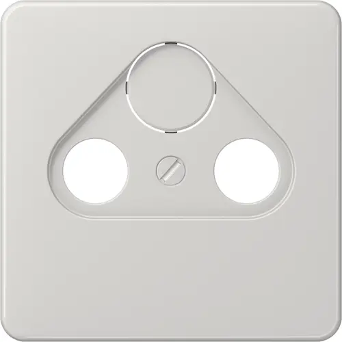 JUNG CD 561 SAT LG centraalplaat coax/sat CD500 lichtgrijs