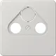 JUNG CD 561 SAT LG centraalplaat coax/sat CD500 lichtgrijs