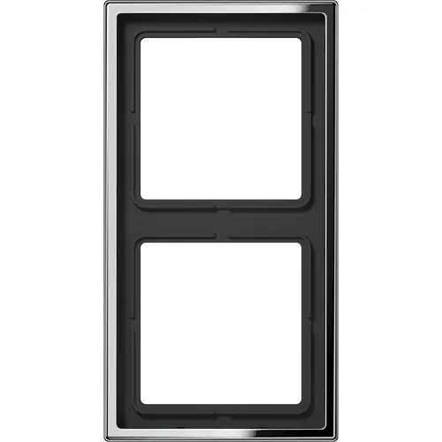 JUNG GCR 2982 afdekraam 2-voudig LS990 glanzend chroom