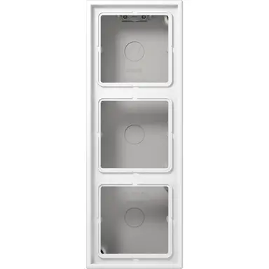 JUNG LS 583 A WW opbouwbak 3-voudig LS990 alpine wit