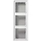 JUNG LS 583 A WW opbouwbak 3-voudig LS990 alpine wit