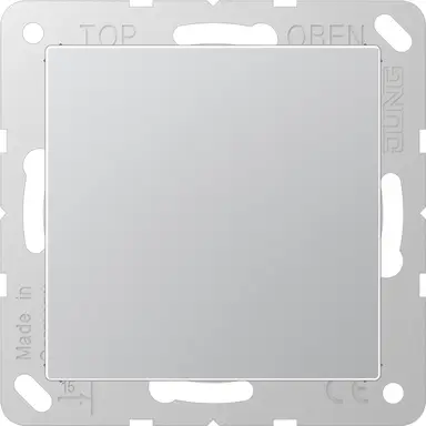JUNG A 594-0 AL centraalplaat blinddeksel incl. draagframe A-range aluminium