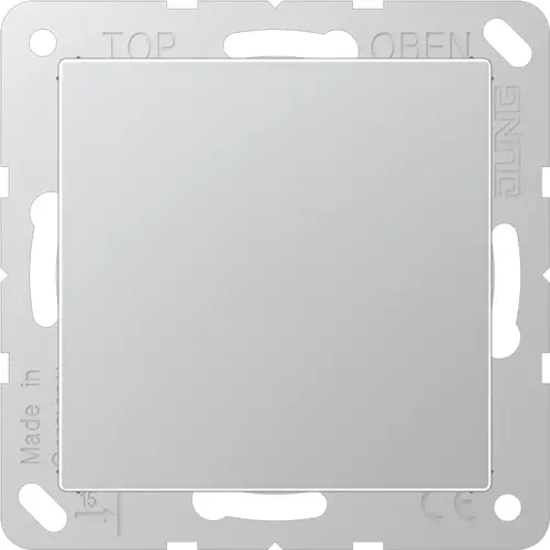 JUNG A 594-0 AL centraalplaat blinddeksel incl. draagframe A-range aluminium
