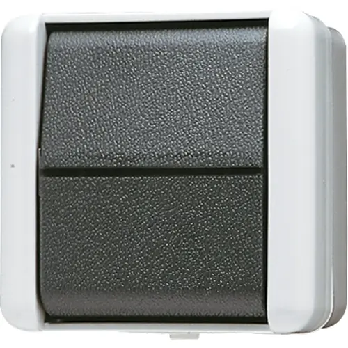 JUNG 807 W kruisschakelaar 10A met onderbak IP44 WG800