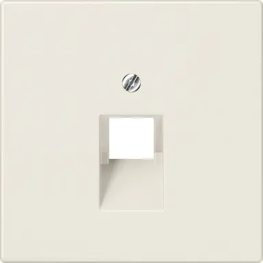 JUNG LS 969-1 UA centraalplaat 1-voudig tbv RJ45 wandcontactdoos LS990 creme