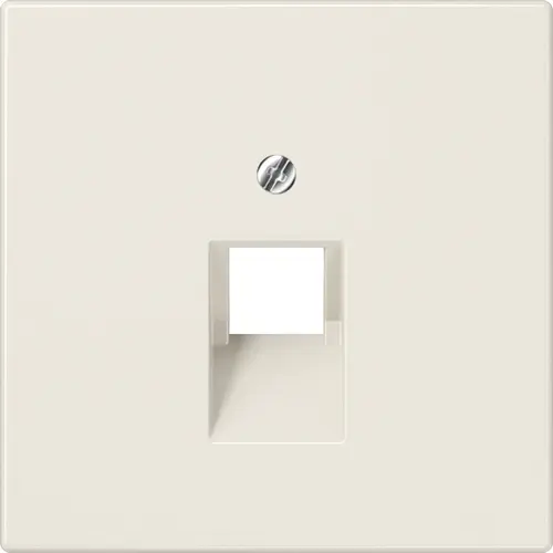 JUNG LS 969-1 UA centraalplaat 1-voudig tbv RJ45 wandcontactdoos LS990 creme