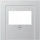 JUNG A 569 PLT AL centraalplaat multimedia A-range aluminium