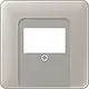 JUNG CD 569 T PT centraalplaat multimedia CD500 platina