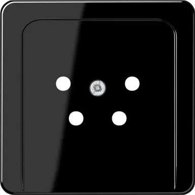 JUNG CD 561 TF SW centraalplaat telefoon 4-polig CD500 zwart glans