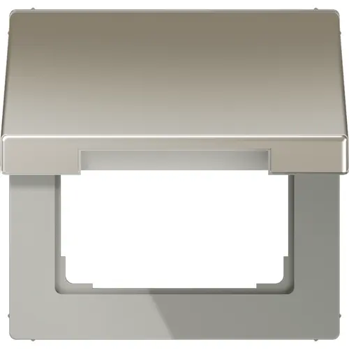 JUNG ES 2990 KL klapdeksel voor wandcontactdoos en centraaldelen van 50 x 50 mm LS990 edelstaal