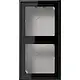 JUNG LS 582 A SW opbouwbak 2-voudig LS990 zwart glans