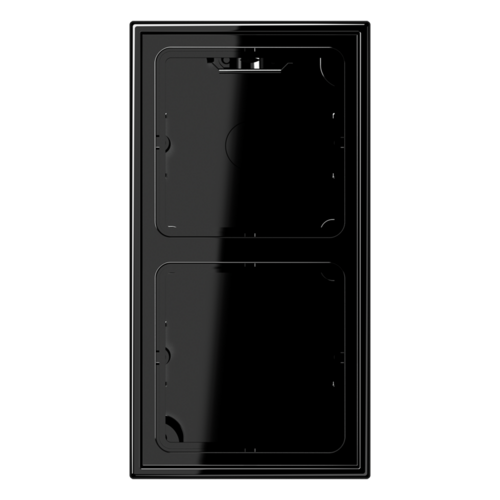 JUNG LS 582 A SW opbouwbak 2-voudig LS990 zwart glans