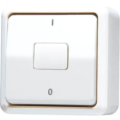 JUNG 602 A WW opbouw 2-polige schakelaar 10A AP600 alpine wit