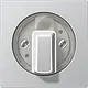 JUNG A 1541 AL draaiknop tbv jaloezie A-range aluminium