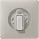 JUNG CD 1541 PT draaiknop tbv jaloezie of draaischakelaar CD500 platina