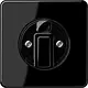 JUNG CD 1541 SW draaiknop tbv jaloezie of draaischakelaar CD500 zwart glans