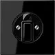 JUNG LS 1941 SW draaiknop tbv jaloezie of draaischakelaar LS990 zwart glans