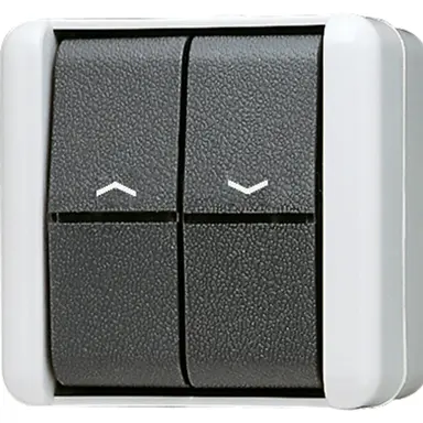 JUNG 839 VW jaloezie pulsdrukker opbouw IP44 WG800