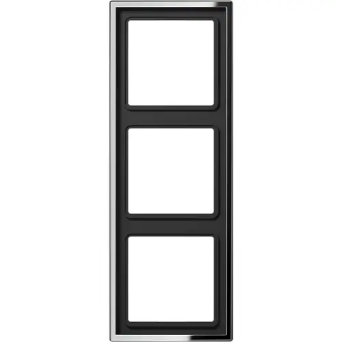 JUNG GCR 2983 afdekraam 3-voudig LS990 glanzend chroom
