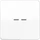 JUNG CD 595 KO5 WW schakelwip 2-voudig met controlevenster CD500 alpine wit