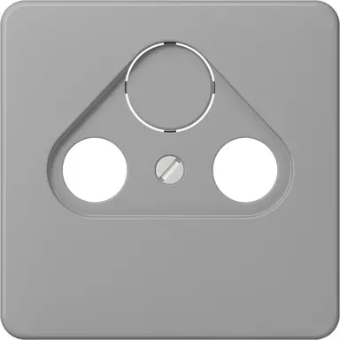 JUNG CD 561 SAT GR centraalplaat coax/sat CD500 grijs