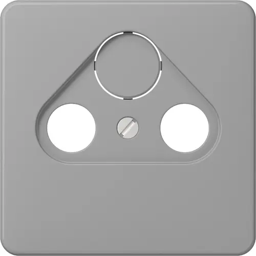 JUNG CD 561 SAT GR centraalplaat coax/sat CD500 grijs