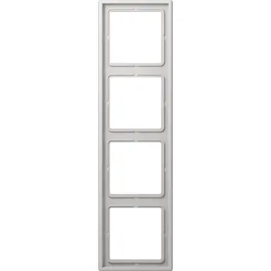 JUNG LS 984 LG afdekraam 4-voudig LS990 lichtgrijs