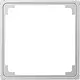 JUNG A 590 Z AL verloopplaat 50 x 50 mm A-range aluminium