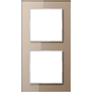 JUNG AC 582 GL CH afdekraam 2-voudig A Creation champagne glas