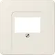 JUNG 569 T centraalplaat multimedia CD500 creme