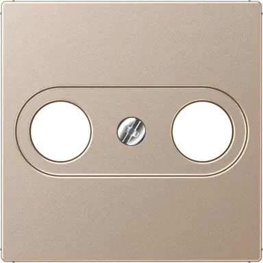 JUNG A 561 PLTV CH centraalplaat antenne-coax A-range champagne