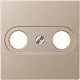 JUNG A 561 PLTV CH centraalplaat antenne-coax A-range champagne