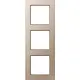 JUNG AC 583 CH afdekraam 3-voudig A Creation champagne
