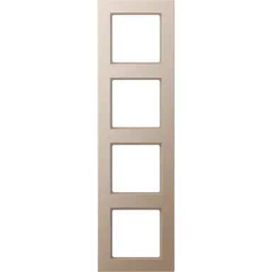 JUNG AC 584 CH afdekraam 4-voudig A Creation champagne