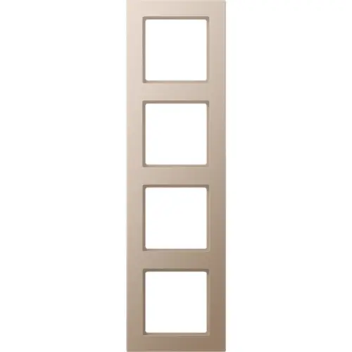 JUNG AC 584 CH afdekraam 4-voudig A Creation champagne
