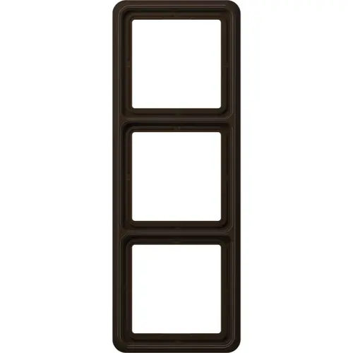 JUNG CD 583 BR afdekraam 3-voudig CD500 bruin