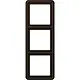JUNG CD 583 BR afdekraam 3-voudig CD500 bruin
