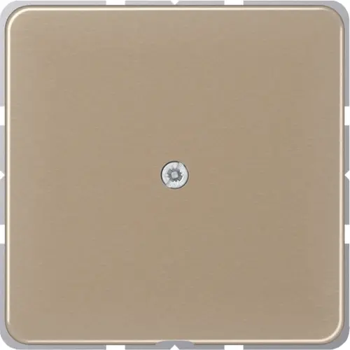 JUNG CD 590 A GB centraalplaat met snoerinvoer en draagring CD500 goud brons