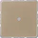 JUNG CD 590 A GB centraalplaat met snoerinvoer en draagring CD500 goud brons