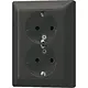 JUNG AL 5020 KI AN-L wandcontactdoos randaarde Safety+ 2-voudig voor enkele inbouwdoos LS990 antraciet gelakt aluminium