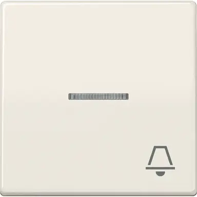 JUNG AS 591 KO5K schakelwip met belsymbool en controlevenster AS500 creme