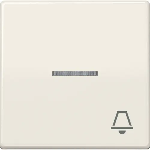 JUNG AS 591 KO5K schakelwip met belsymbool en controlevenster AS500 creme