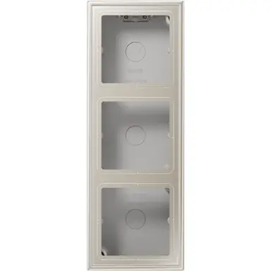 JUNG ES 2583 A-L opbouwbak 3-voudig LS990 edelstaal
